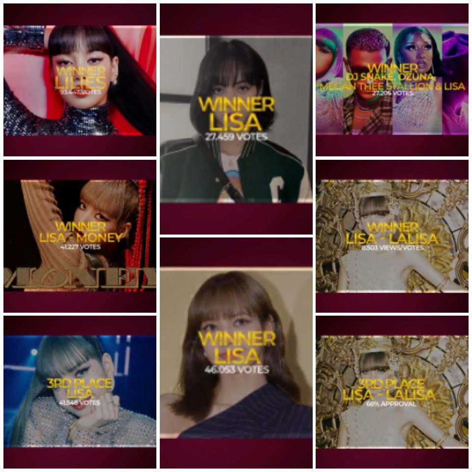 manobanMonster's tweet photo. Dabeme Music Awards 2022 

Fandom of the Year - #LILIES
Female Artist of the Year - #LISA
Collab of the Year- #SG 
Song of the Year- #Money 
Artist of the Year- Lisa 
YouTube Video of the Year - #LALISA 

Congratulations 🎊👏 https://t.co/jP9hGbE7ds