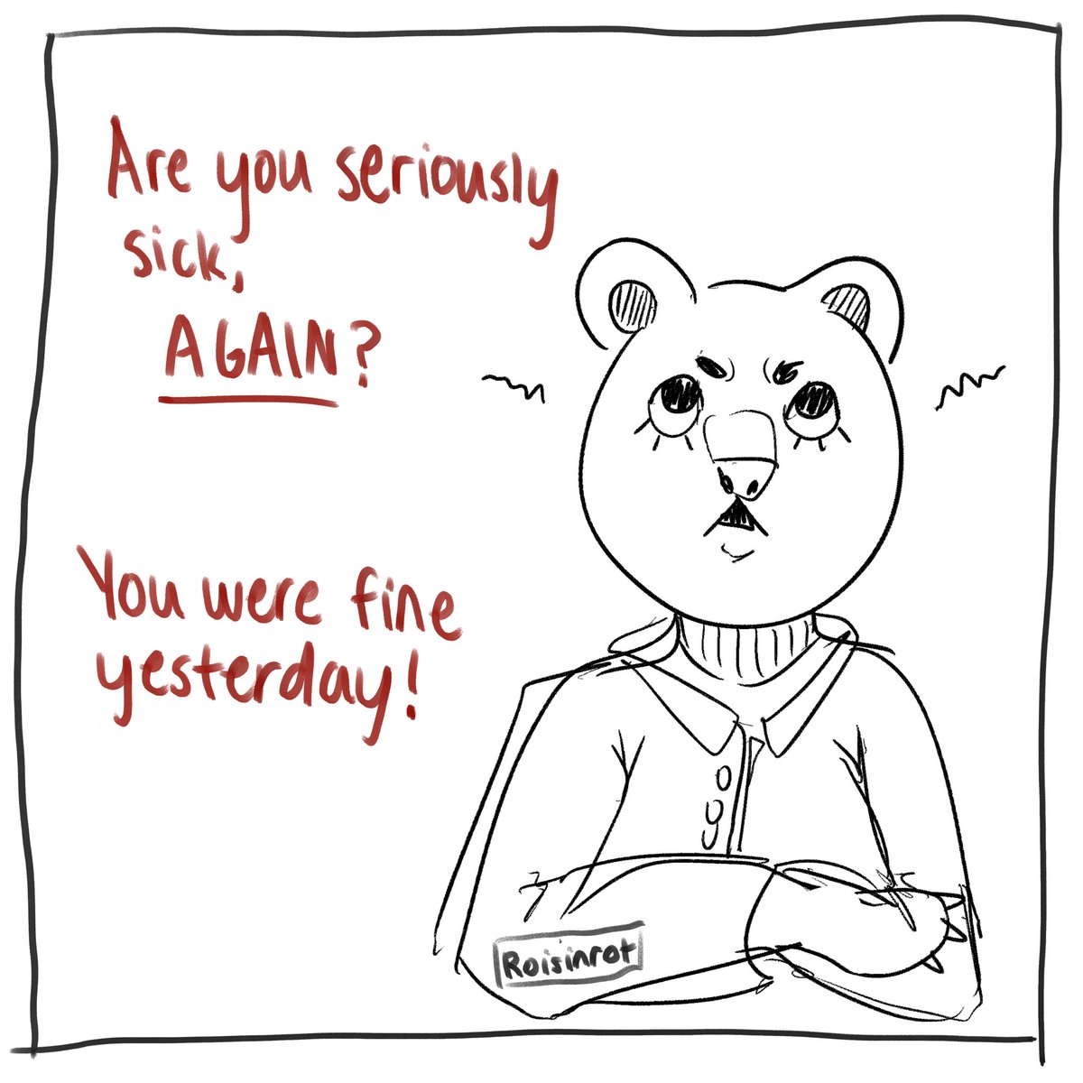 roisinrot's tweet photo. the bane of a chronically ill person’s existence https://t.co/EWai2VlOTA