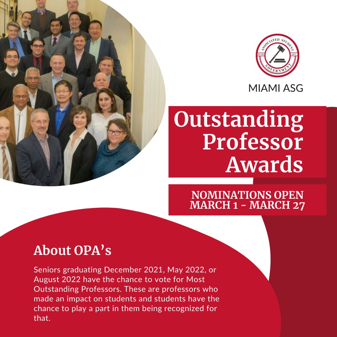 Miami University ASG tweet media