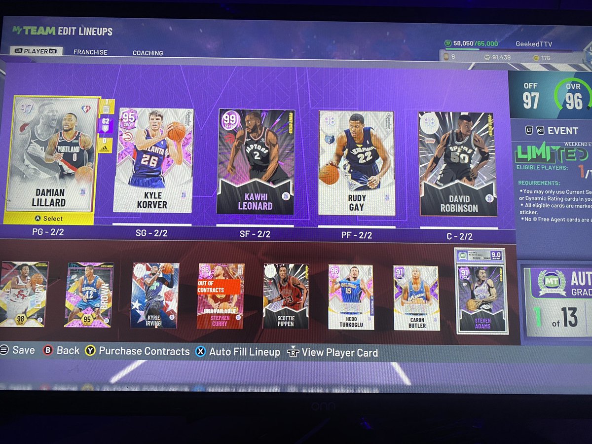 BlastedAccs's tweet photo. 2K22 Xbox MyTeam Acc For Sale
97 Off OVR❗️
96 Team OVR ❗️
95 Defense OVR ❗️
90k MT❗️
Level 33❗️
DM for Price💯
#NBA2K22 #2KCommunity #2k22myteam #2k22accforsale #2kaccount #2kMyTeam @2KCrewFinder @2KFreeAgency @NBA2K_MyTEAM #myteamcommunity #2k22MyTeamAccount https://t.co/y2DLxkT2fX