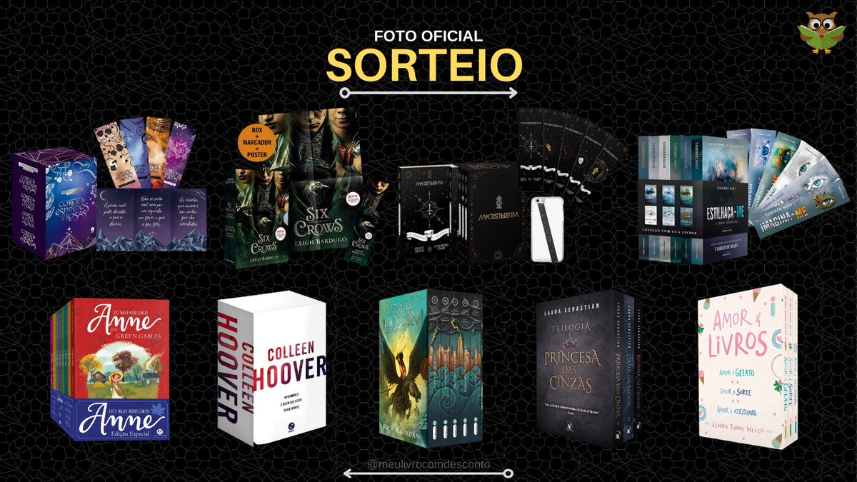 meu_livro_off's tweet photo. ⚡ SORTEIO RELÂMPAGO ⚡

📚 Prêmio: Um Box de Livros (escolha uma das opções da imagem) 

➡️ Regras:
- Seguir @meu_livro_off
- Dar RT nesse tweet e no fixado

✅ Resultado dia 12/03 às 20h aqui no Twitter. 

🍀Boa sorte! https://t.co/MrIdrb7OBj