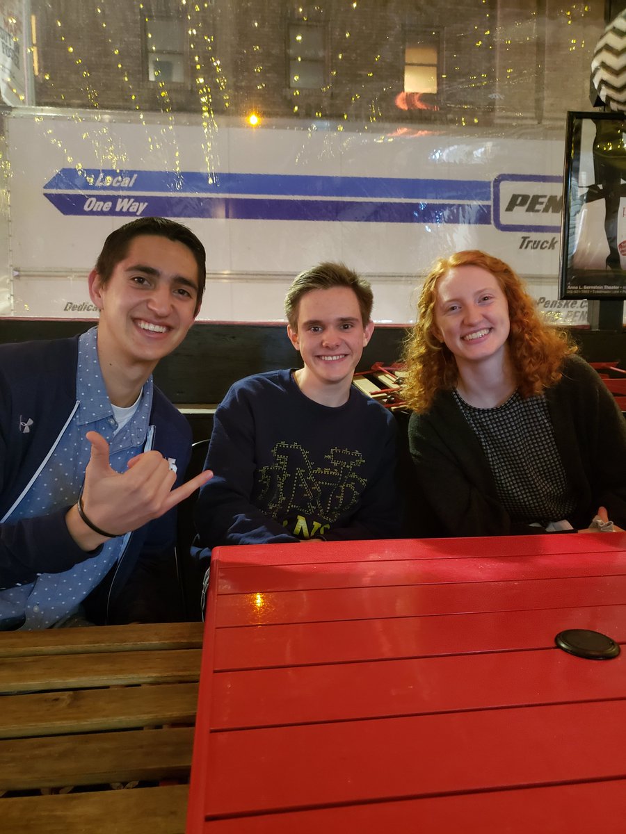 NDTrombones's tweet photo. Bones in NYC (missing Brandon)! https://t.co/8dSdeskLcY