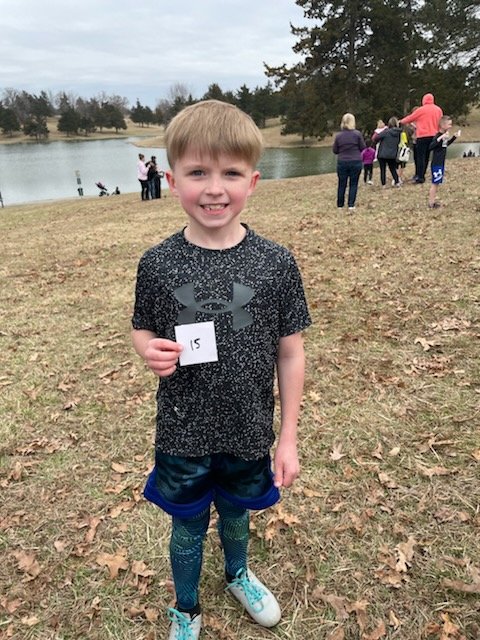 TylerJoCollins's tweet photo. This second grader from @JCWestElem  had blast today! Big thanks to @runjcxc and @CCHSCavs_xc for putting this event together! #StrongerTogether https://t.co/vWdPF8z5x3
