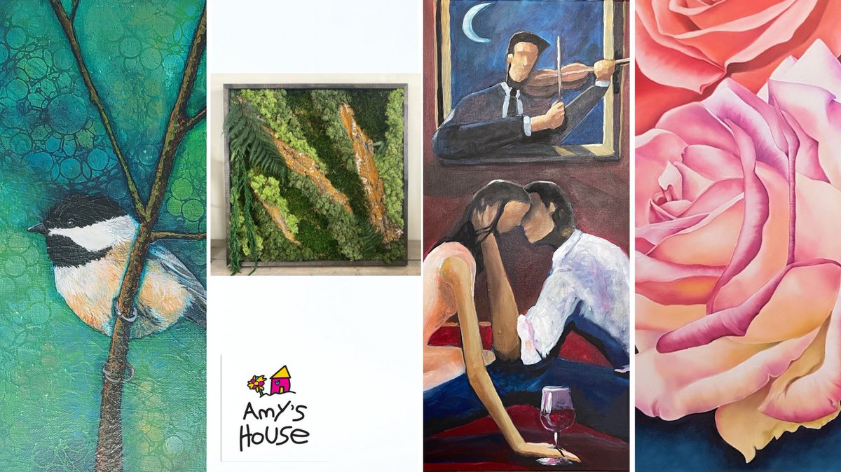 Our art auction supporting our artists and Amy's House Edmonton continues. Amy's House is a home away from home for out of town cancer patients. They do amazing work and make the journey just a little easier for patients and their families.  Bid here: 32auctions.com/AmysHouseArtAu…