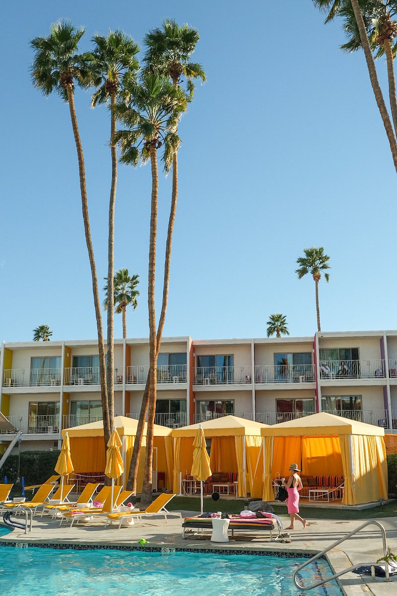 The Saguaro Hotel, Palm Springs. #getsomecolor #palmsprings