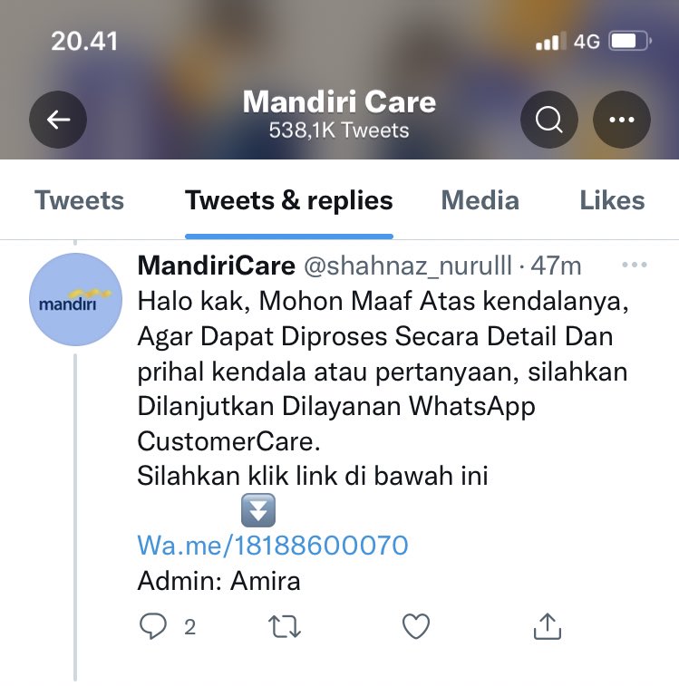 temen2 aku minta bantuannya utk bantu di viralin. aku gapunya lg uang utk sewa lawyer atau tim IT segala macemnya, harapan aku spya ada org baik yg emg bisa bantu aku lacak pelakunya. kemarin aku kena penipuan&amp;pembobolan rekening mandiri, total kerugianku mencapai kurleb 99jt🙏🏻