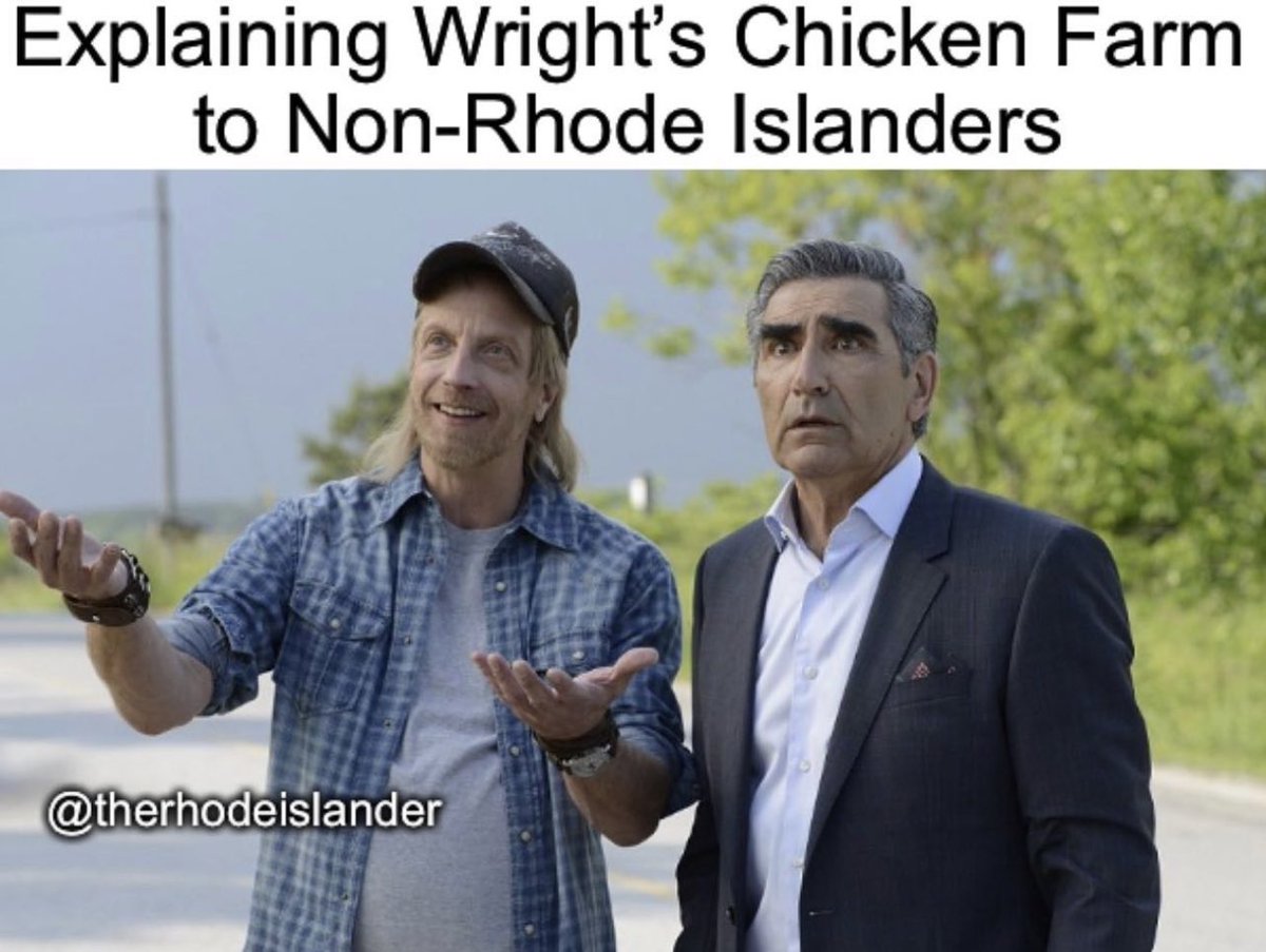 TheRhodeMeme's tweet photo. And there’s a gift shop!
🍗🍝🥗🍺🍷🍞🍫

#TheRhodeIslander #RhodeIsland #RhodeIslandMemes #WrightsChicken #WrightsFarm https://t.co/JTmYdUXQDm