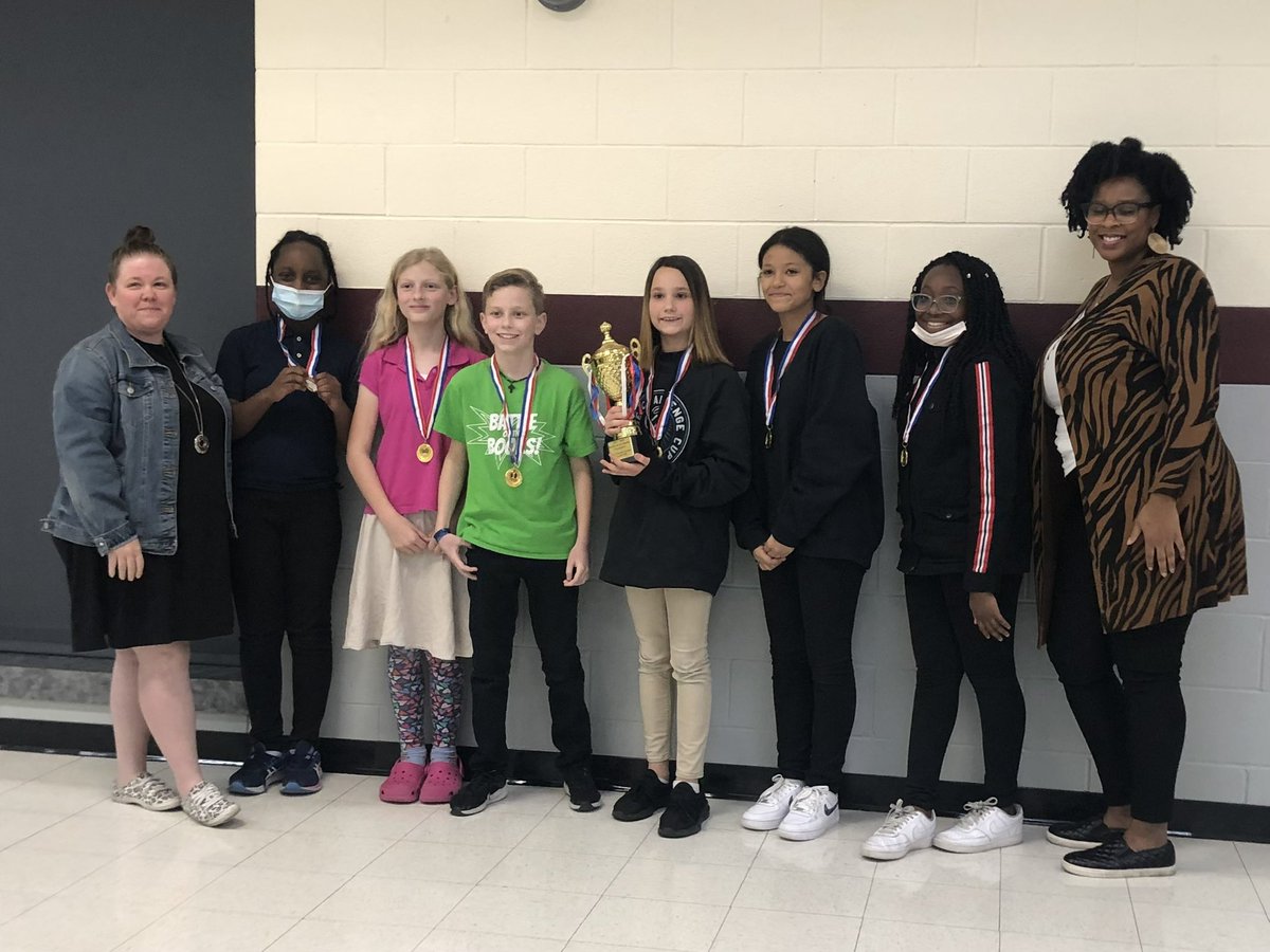 MorganALambert's tweet photo. I’m so proud of my daughter and her Battle of the Books team!  First Place in the 5th/6th grade competition!!!@CISDWalker @OfficialCISD https://t.co/cutTkt0CRw