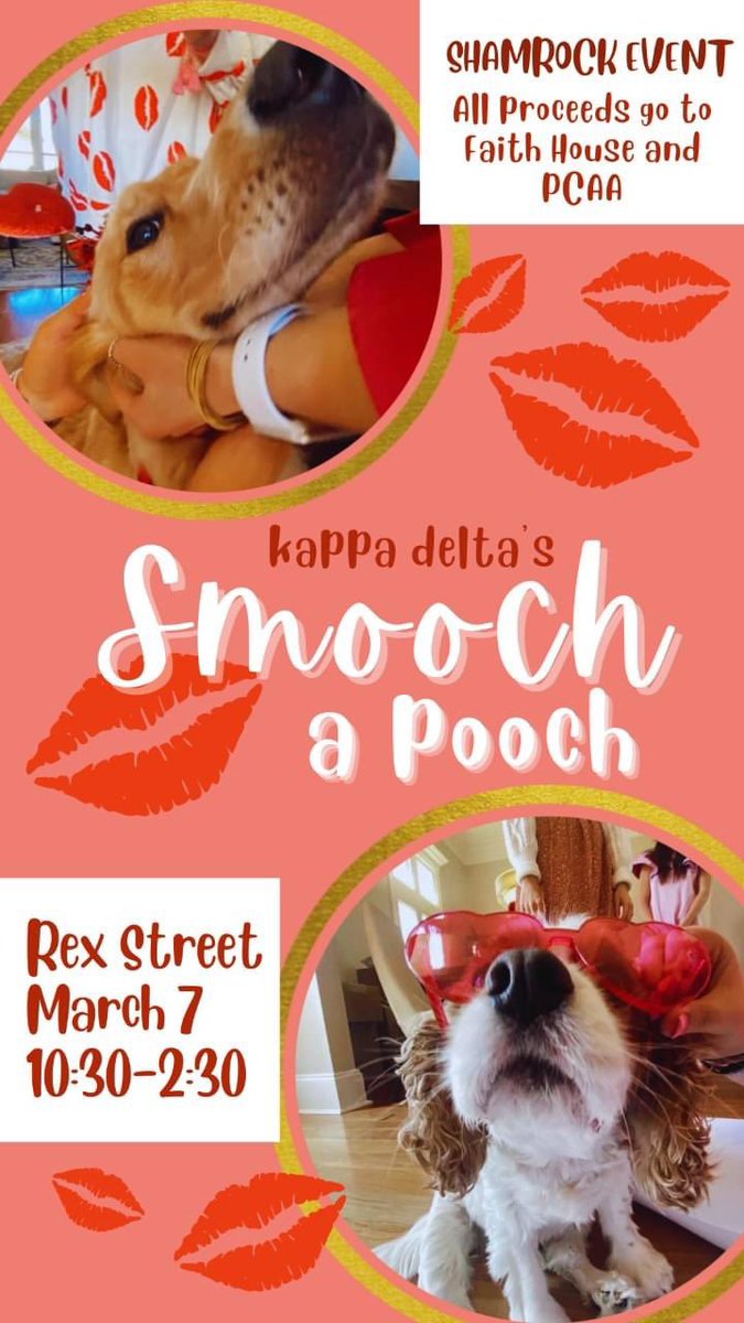 ulkappadelta's tweet photo. Meet us tomorrow at Rex Street for Smooch-as-Pooch and then for dinner at Grub Burger!!!! We cannot wait to see you!🤍🥰 https://t.co/DZrOptWkkD