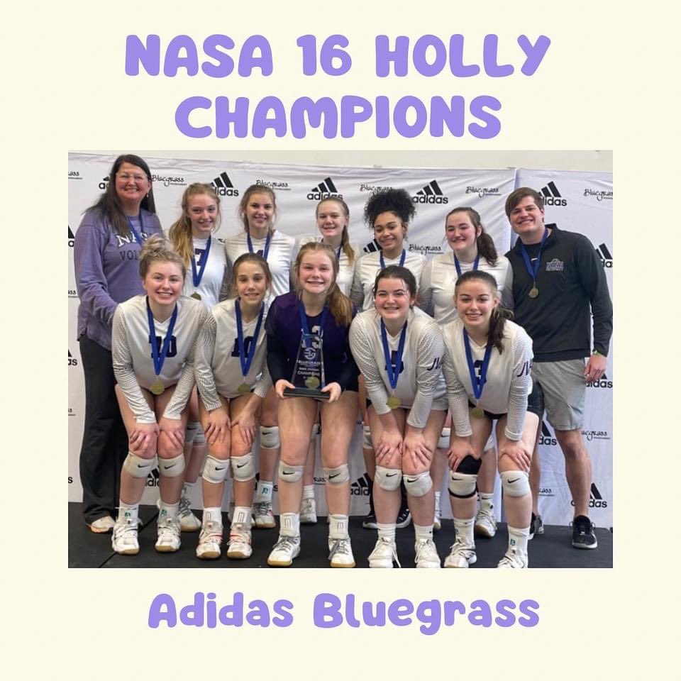 NASAVB's tweet photo. So proud of all of our NASA teams that competed in Louisville this weekend.
Congratulations to NASA 16 Holly for winning their division. #gettingbettereveryday #nasadifference https://t.co/Cb4s2OQphP