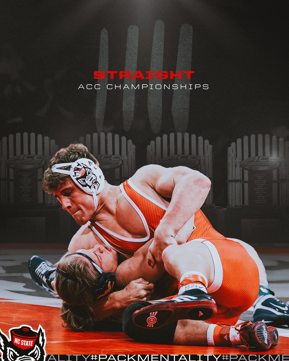 PackWrestle's tweet photo. ENGRAVE THE TROPHY! 2022 ACC Champions!

#PackMentality // #WinningCulture https://t.co/Ef8DrEuoMk