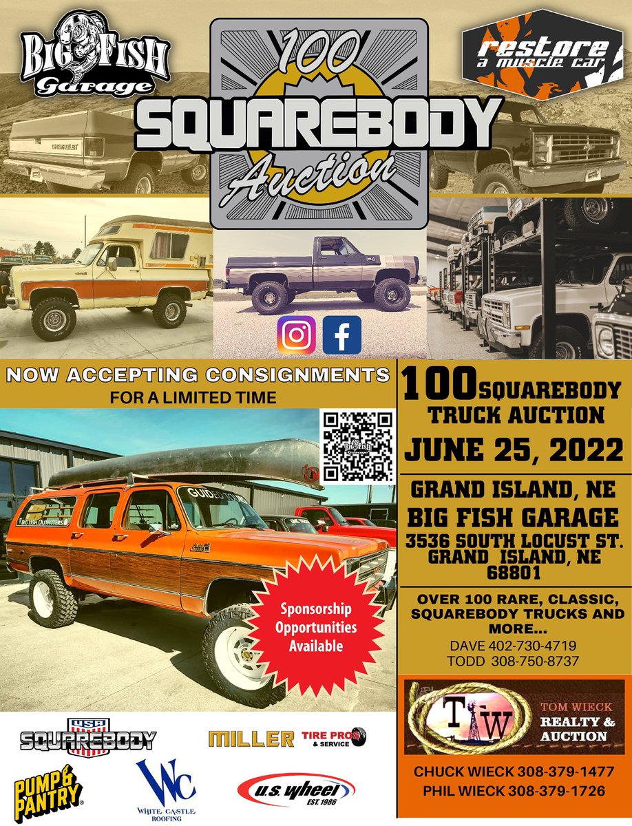 RESTOREaMUSCLEC's tweet image. #100squarebodyauction
