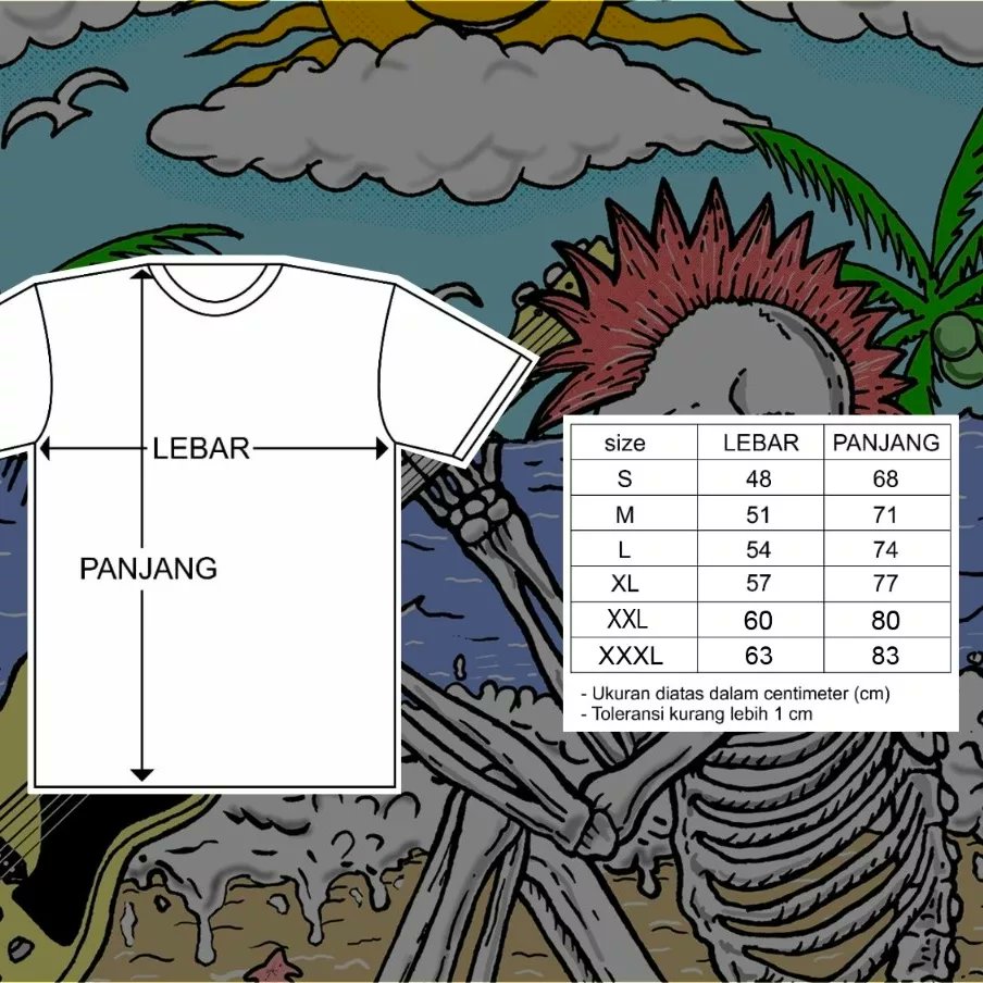 Nudist Island - Shortcore Punk
Open Pre-Order
IDR 135.000 (Pre-Order) 
IDR 150.000 (normal) 

Pesan via Whatsapp : 085156474397
Format pesanan
NAMA :
ALAMAT :
SIZE :