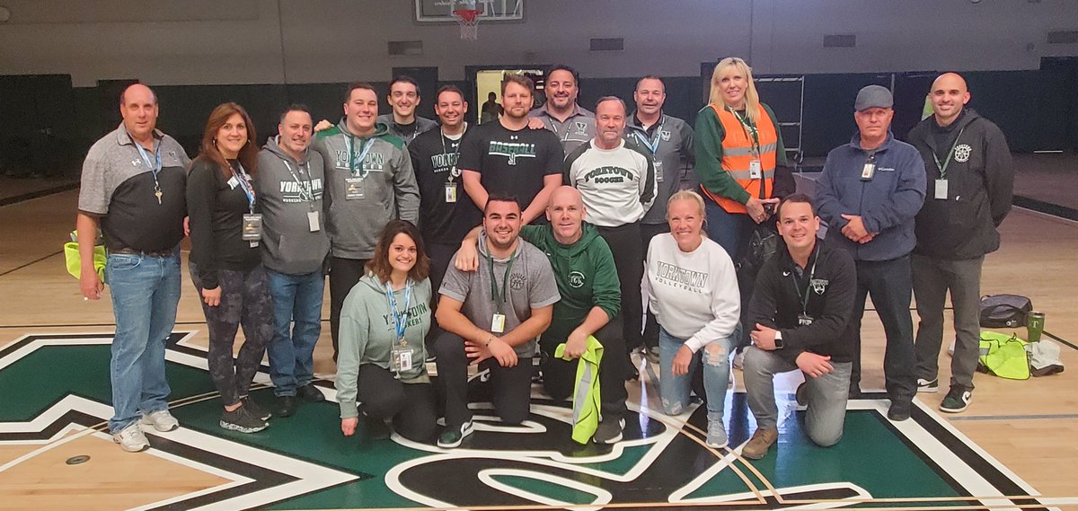 YCSD_Athletics's tweet image. Thanks to @RonHattar @YHSDeGennaro, Dir. Of Facilities Dennis Verboys, Diego Arroyo, Mike Grundig, the entire parking lot crew that handled thousands of cars, the custodial staff who made every game look like the 1st, my event staff, our AT, and Of course Yorktown&apos;s finest #town