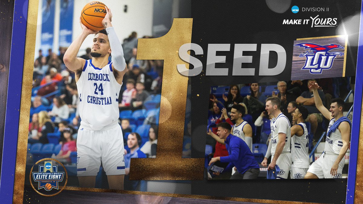 Representing the South Central Region as the No. 1 seed, Lubbock Christian!

#D2MBB | #MakeItYours