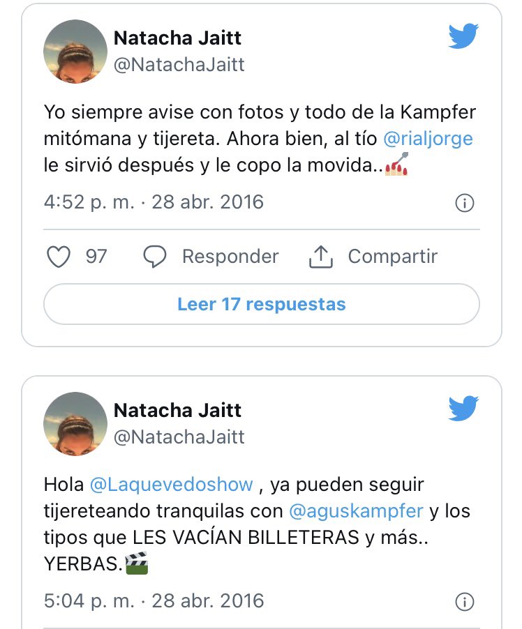 NATACHA avisó de la relación Jorge Rial y Alejandra Quevedo en el 2016 !!!