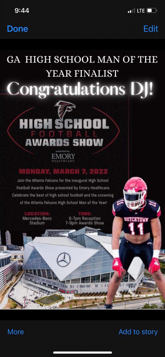 djjohnson232's tweet photo. Thankful to be a finalist for the Georgia High school Man of the Year !  @AtlantaFalcons https://t.co/UXWDSMh6S5