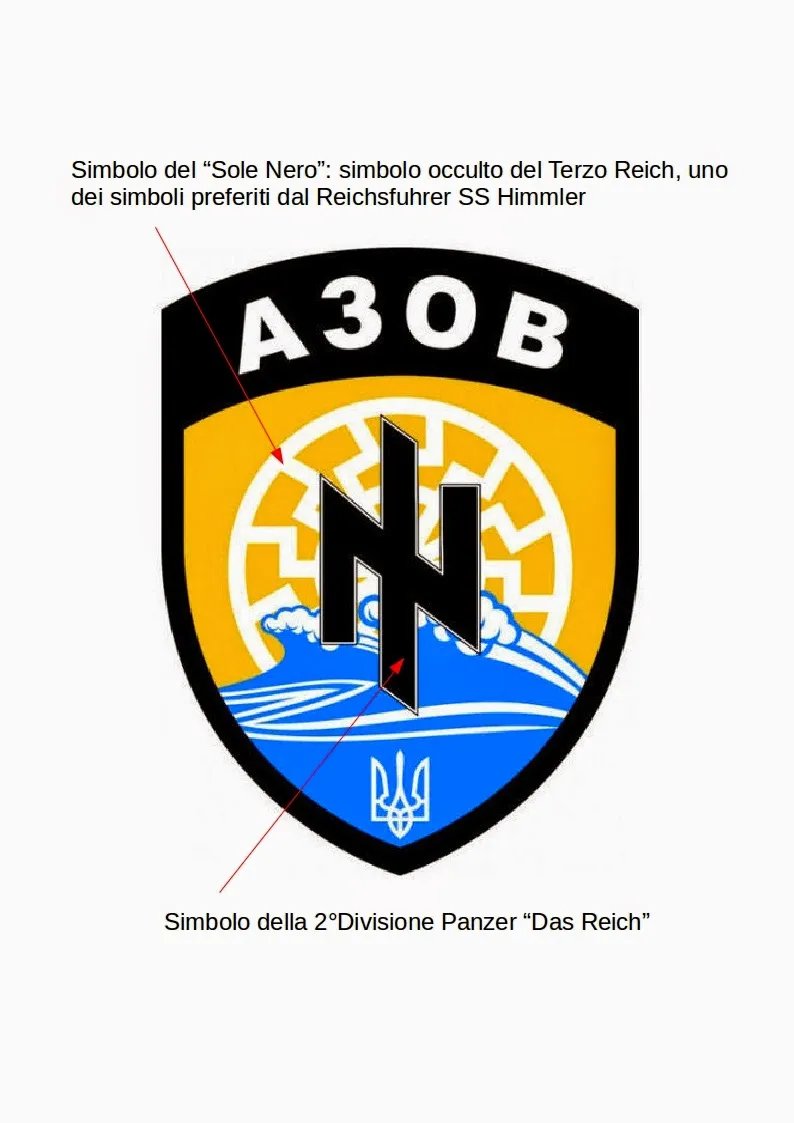 CarpeDiemSilvio's tweet photo. @AleAnd73 @ladyonorato mai sentito parlare del battaglione Azov? De Right Sector? Del battaglione Aidar? Tutte milizie neonazi addestrate dalla NATO molto "operative" nel Donbass. Qui sotto lo stendarte del Batt. Azov. Le ricorda qualcosa? https://t.co/VjFFdCBzsh