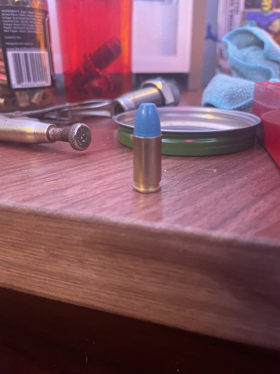 gguntaku's tweet photo. Made 50 RDs of 9mm today from my own lead cast bullets. If people wanna learn more about reloading I might stream this more! #9mmreloads #reloading9mm #9mm #castbullets https://t.co/35IDa2S3xm
