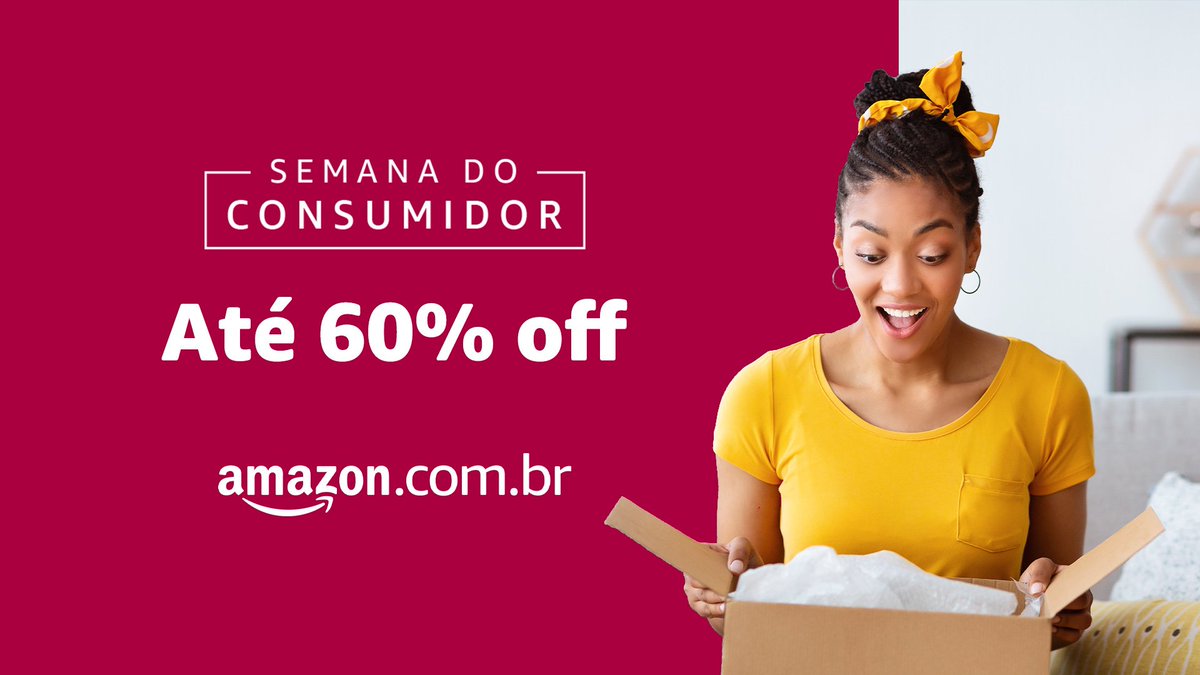 OfertasBooks's tweet photo. 🚨 COMEÇOU A SEMANA DO CONSUMIDOR NA AMAZON

Página do evento:
https://t.co/BdqYZlTVwg
https://t.co/BdqYZlTVwg

 Amazon Prime
➡️ https://t.co/D2zOsxDf7k

 3 Meses de Kindle Unlimited R$1,99
➡️ https://t.co/fp4HYZIMGW https://t.co/qXadqTuy8e