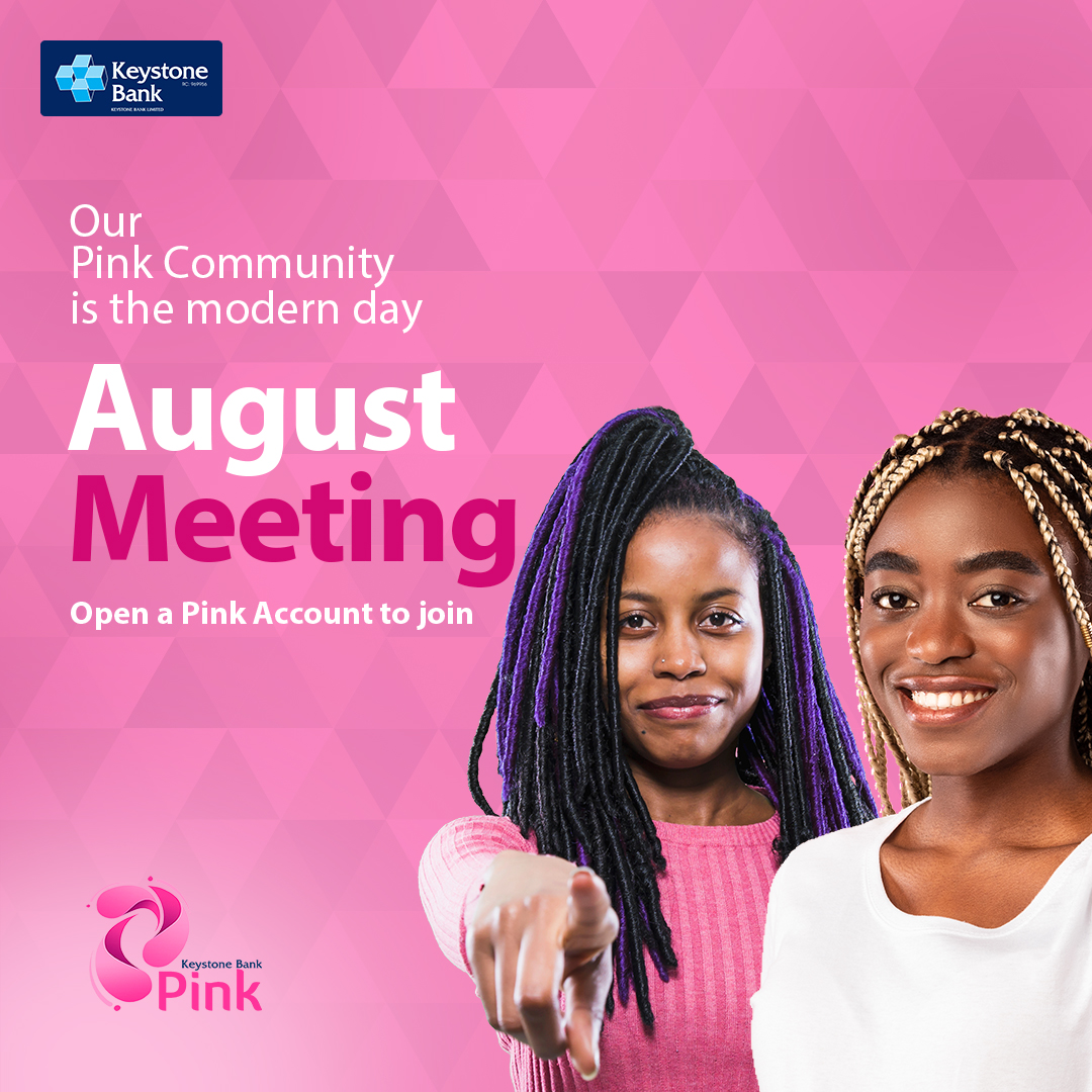 keystonebankng's tweet photo. From financial planning to health care to family empowerment, all we do is win in our Pink community.
Open a Pink Account to join us today.
#GoPinkWithKeystone https://t.co/INBsJaNxYT