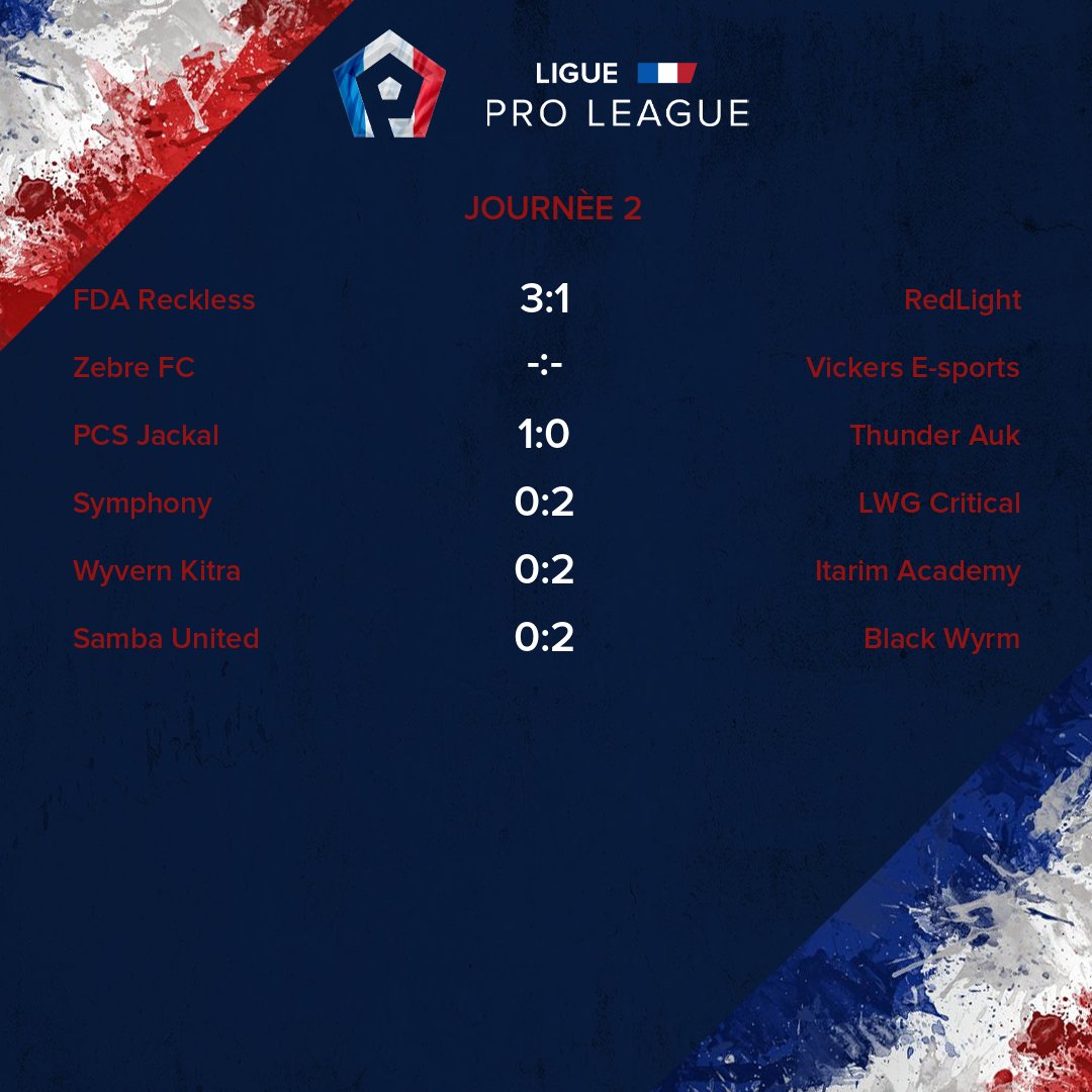 ProLeagueFR's tweet photo. 🏆| Proleague France Ligue 1
📆| Journées 1 & 2 https://t.co/4zkxmw0Hqr