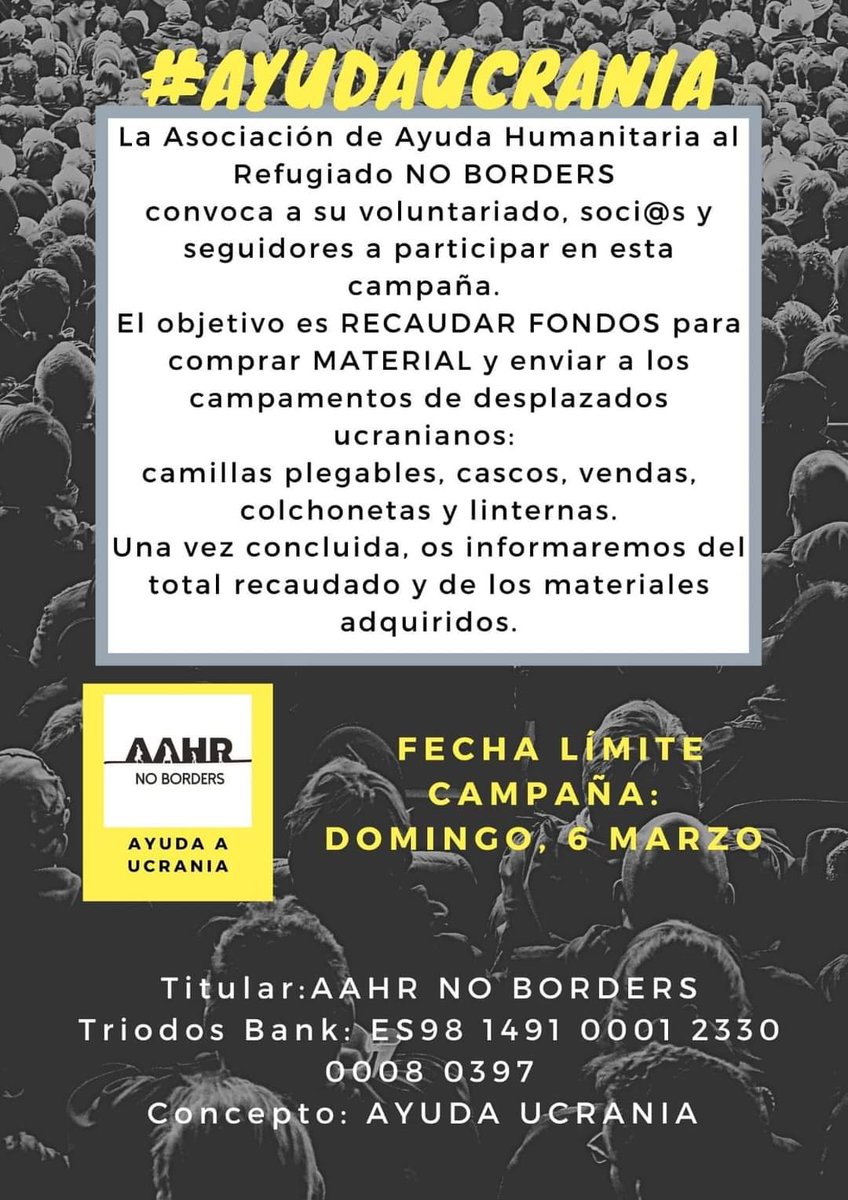 AAHR - No Borders tweet media