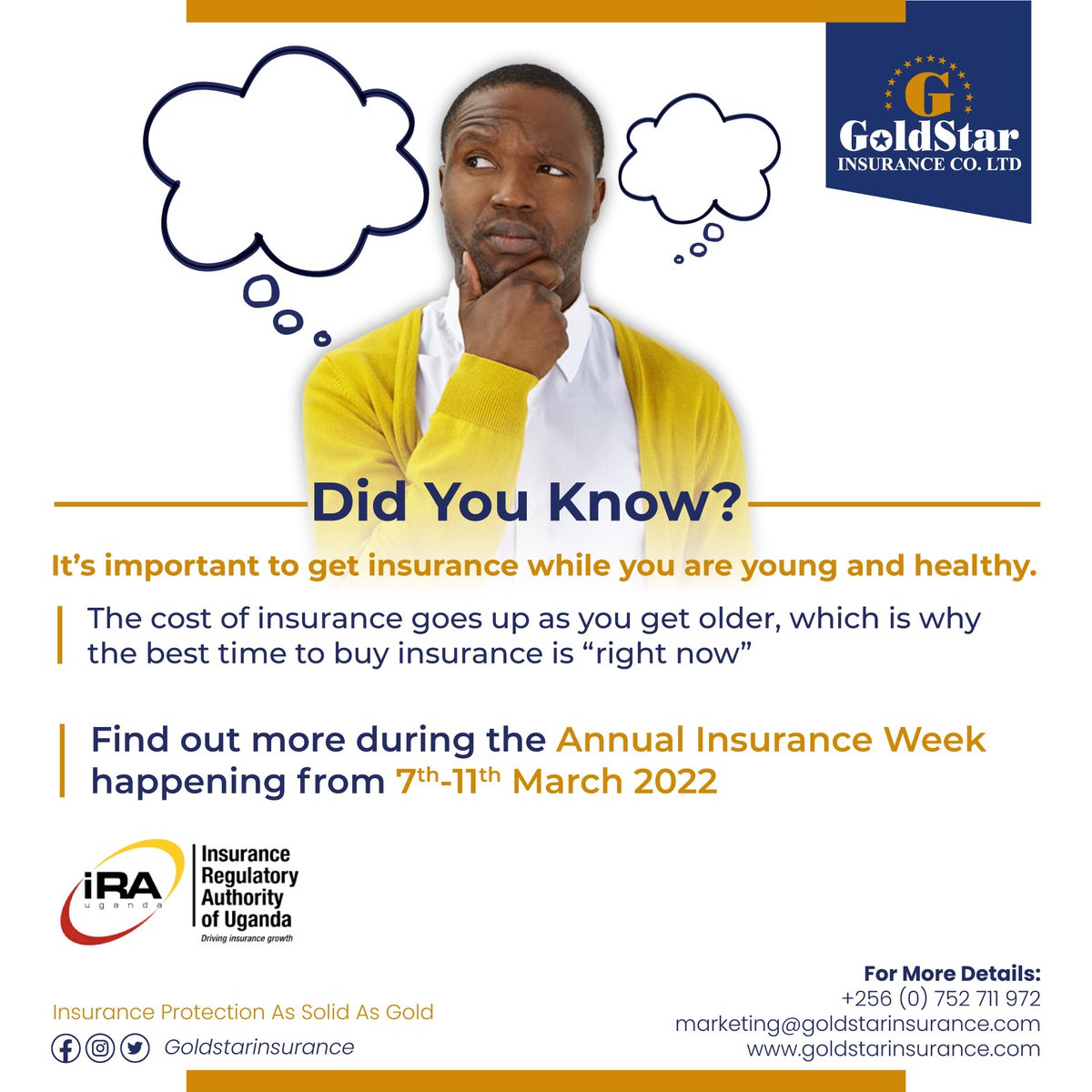 goldstar_gsi's tweet image. Be part of the #InsuranceWeek22

Get to know about Insurance this entire week, and the existing Insurance products. 

#InnovationAwards21