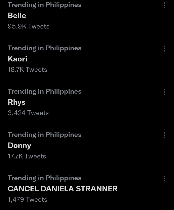aishiteramen's tweet photo. eyy complete attendance na. 

CANCEL DANIELA STRANNER https://t.co/Y6uHd96aiK