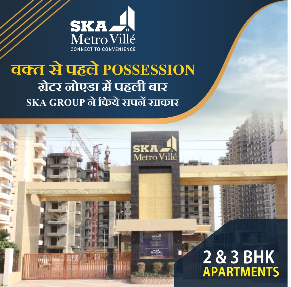 RahulJohnIndia's tweet photo. Find a world within you. Book a #2BHK &amp; #3BHK Dream Home #Apartment Soon at #SKAMetroVille #GreaterNoida before the price revised again.
https://t.co/684lIr8Yz4 https://t.co/jIxmRwlSj7