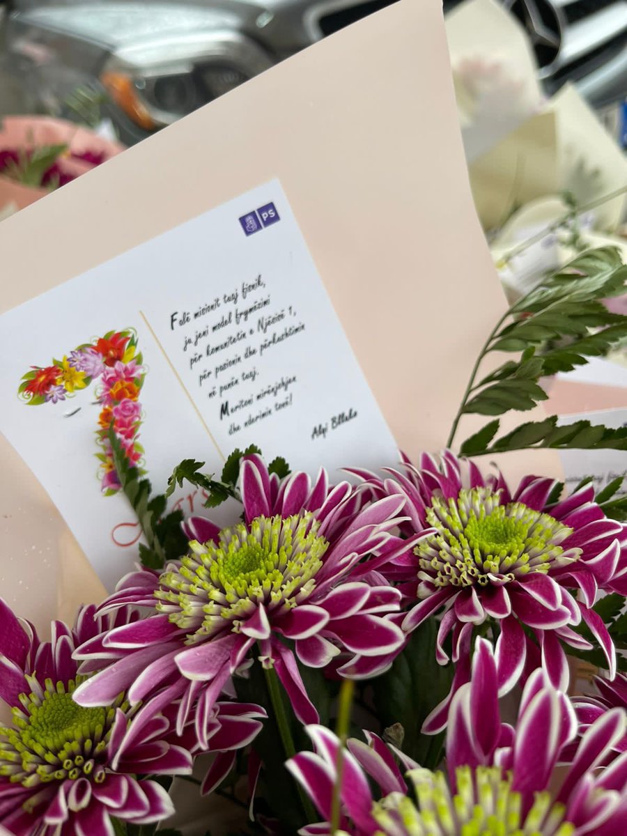 ABllako's tweet photo. Falë misionit tuaj fisnik, ju jeni model frymëzimi për komunitetin e Njësisë 1, për pasionin dhe përkushtimin në punën tuaj. Meritoni mirënjohjen dhe nderimin tonë! 💚💐 https://t.co/YUrIf2z31E