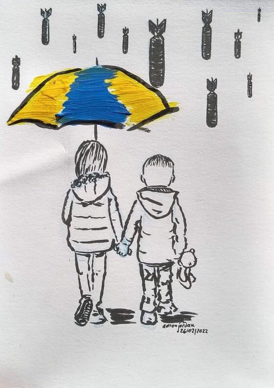 <a href="/reallorraine/">Lorraine</a> Singing With Innocence, silencing the scream of war for a moment, sounds of hope in her sweet voice, her future, What Choice ? 💙❤️👍🌈🇺🇦🧡🇬🇧🇺🇦