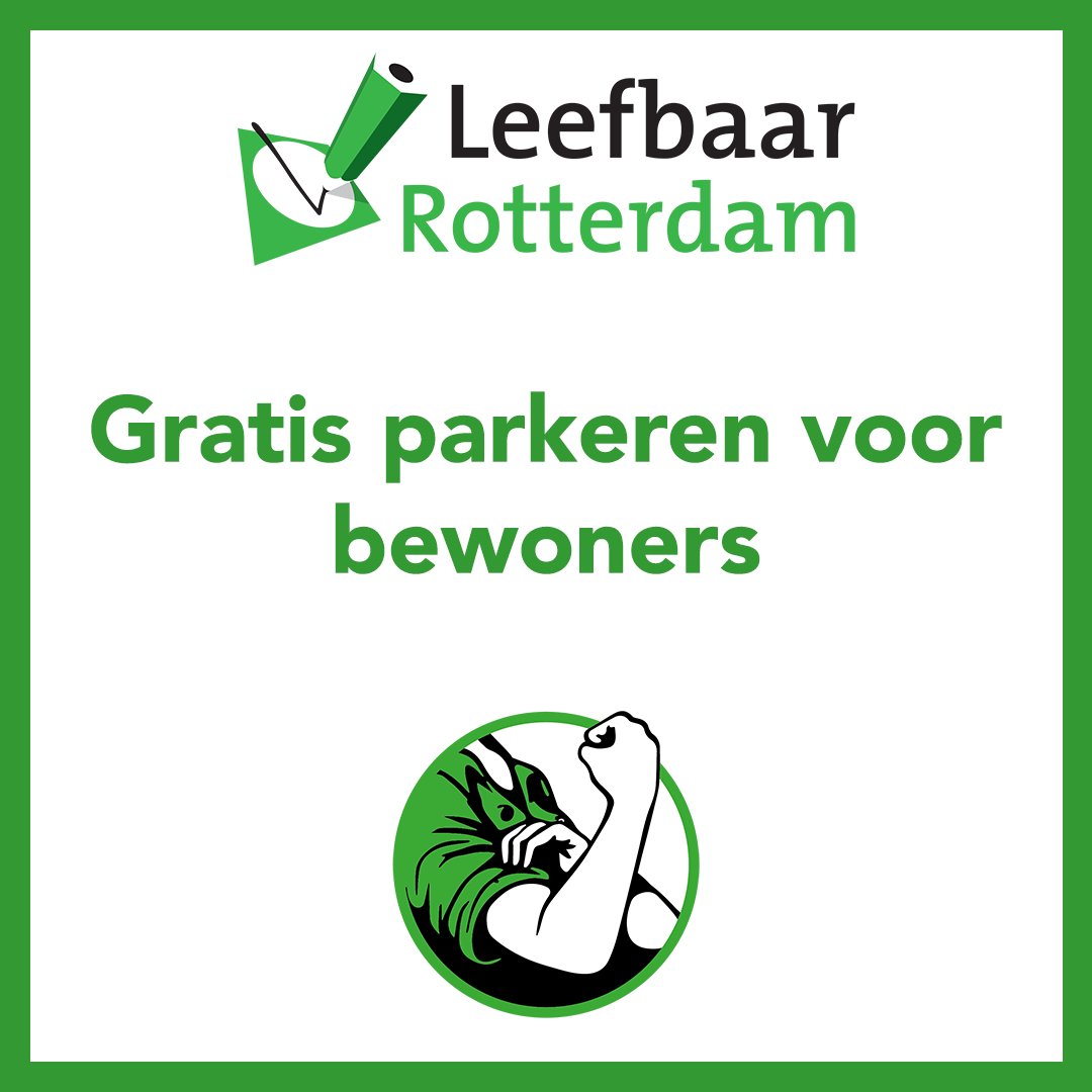 De auto is geen melkkoe! Wijkbewoners horen hun wagen kosteloos te kunnen parkeren voor de deur. Daar gaat Leefbaar Rotterdam voor!