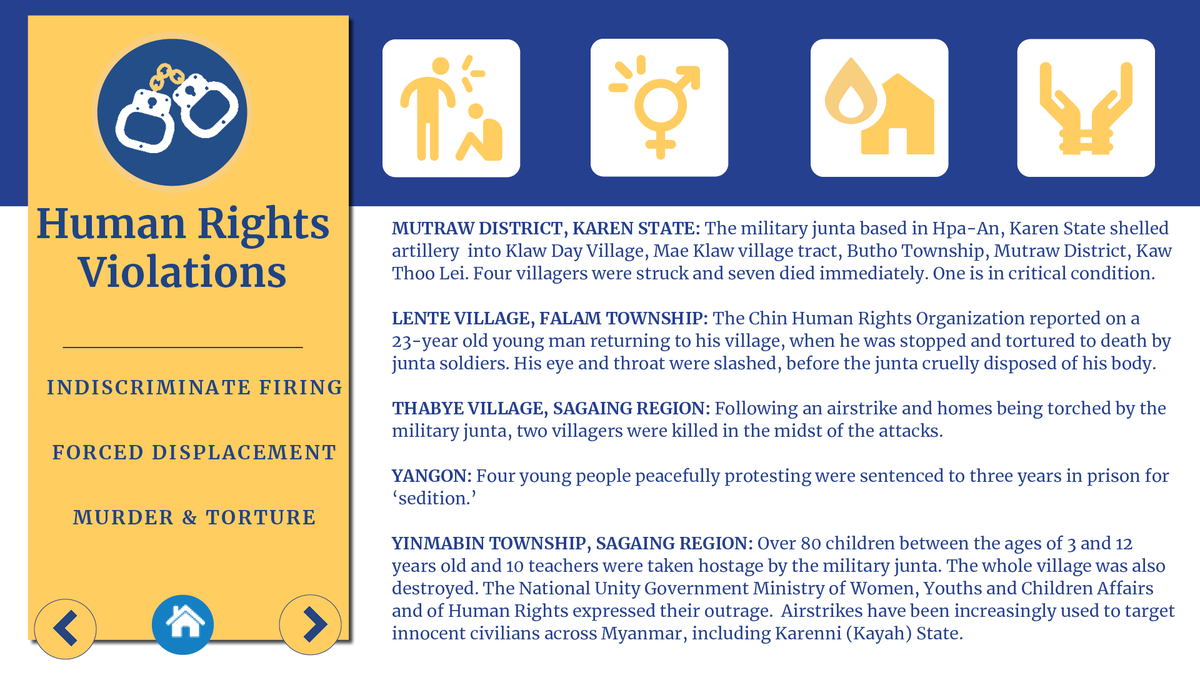 NDBurma's tweet photo. The people of #Myanmar have showed their solidarity with civilians in #Ukraine who are also fighting against a dictator. The international community must extend the same level of urgency to the crisis in #Myanmar. 
More in weekly update 👇
View here🖱️https://t.co/kqEBOsskzA https://t.co/rMoY9VoYeW
