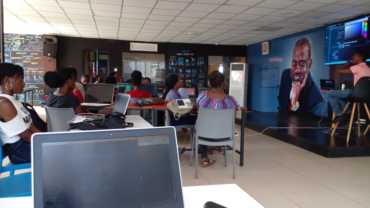 lizprossy's tweet photo. It was the day before women's day and ladies werer busy with their laptops learning introduction to CSS.@armstrongsenior was very determined with no leaving a soul behind and I was unblocking the ladies in the background #WomensHistoryMonth kudos @ETCeducation #100DaysOfCodequeen https://t.co/HokLDES2On