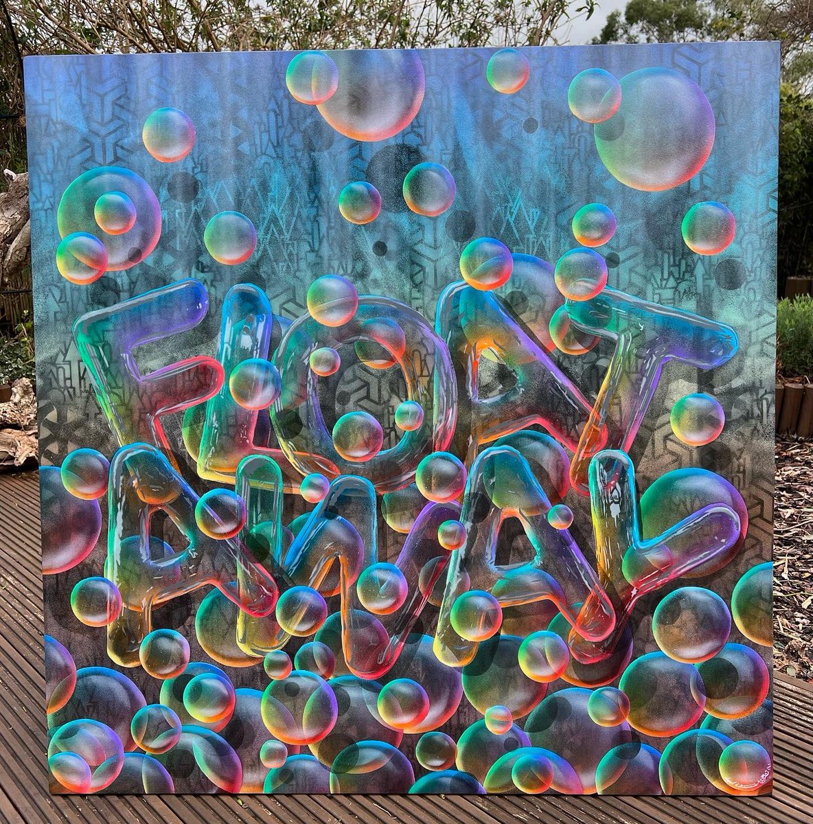 #nme1 “Float Away”
The latest painting out of the studio.
Dm for details….

#art #spraypaint #bubble #artcollectors #artoftheday #artontwitter