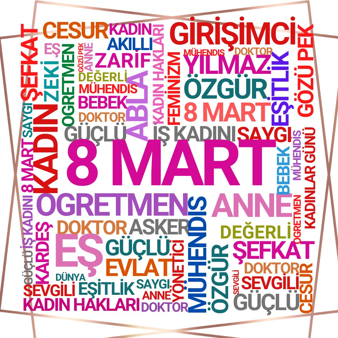 Sorax2015's tweet photo. Onlardan alınan ilhamla dünyanın daha güzel bir yer haline geldiğini unutmuyoruz. Dünya Kadınlar Gününüz kutlu olsun.#8 Mart Dünya Kadınlar Günü #8 March Women days https://t.co/YcFk5b8iCa
