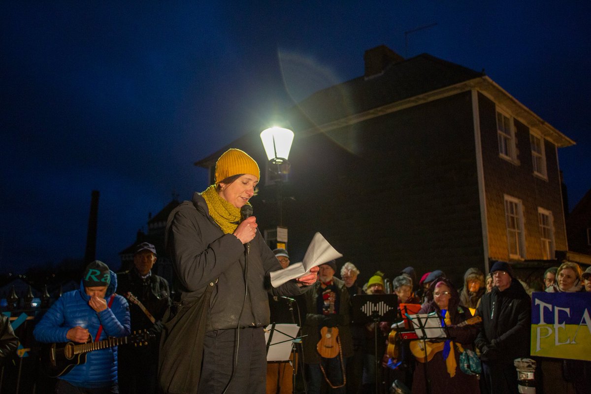 It’s not often you can say you shared a platform with the Archbishop! I spoke at the vigil for Ukraine about my parents and grandparents  experience of invasion, occupation and fleeing to safety and it’s legacy. How kindness permeates and how we must do more to help all refugees