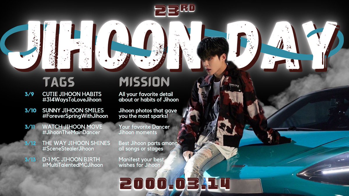 𝑶𝒖𝒓 𝑶𝒏𝒆 𝑰𝒏 𝑨 𝑴𝒊𝒍𝒍𝒆𝒏𝒏𝒊𝒖𝒎❤️‍🔥
𝗛𝗮𝘀𝗵𝘁𝗮𝗴 𝗘𝘃𝗲𝗻𝘁

In anticipation of #JIHOON's birthday, we're inviting everyone to join our daily hashtag event! Please refer to the poster below ❤️‍🔥

📅March 9-14, 12AM KST

#OOIAMProject 
#지훈 #ジフン <a href="/treasuremembers/">TREASURE</a>