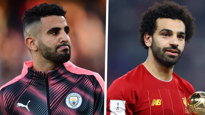 MedjebarS's tweet photo. Parmi tous les clubs de Premier League, il n'y a que deux joueurs ayant réussi à marquer plus de 20 buts avec leurs clubs toutes compétitions confondues cette année. Il s'agit de Riyad @Mahrez22 et Mohamed #salah https://t.co/Y7bNAT2v2t
