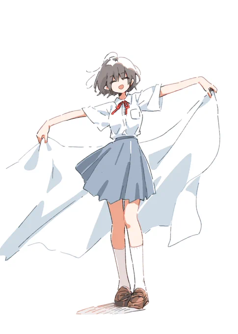 「いえ～い、風つよ～～」 