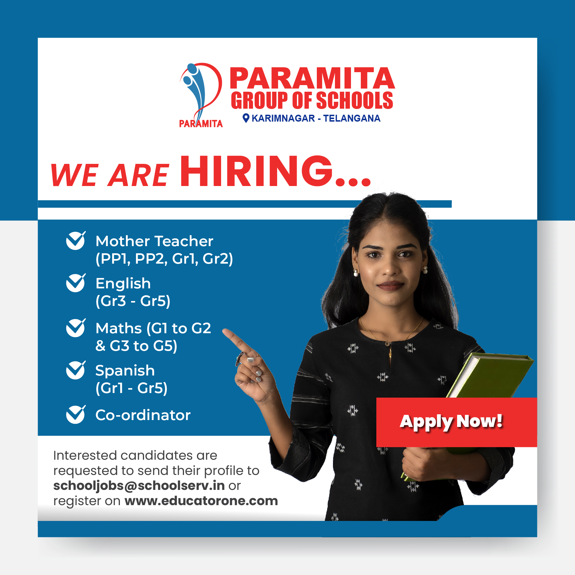 School Serv India Solutions Pvt Ltd On Twitter hiring teachers hiring-teacher-assistants-vermont-avenue-elementary