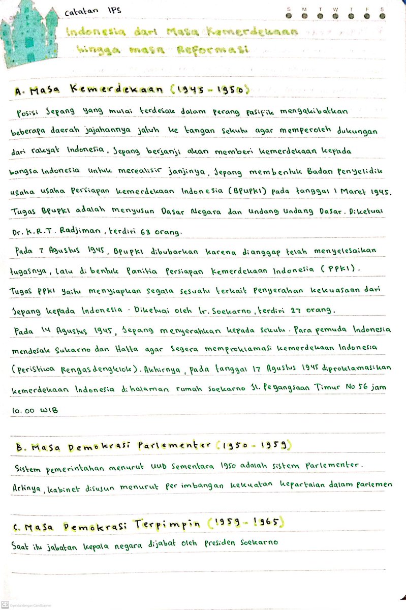 prettylovesse's tweet photo. catatan ips kelas 9 semester 2 
lanjutan/tambahan materi tentang
[indonesia dari masa kemerdekaan hingga masa reformasi] https://t.co/jeW8YIWruf