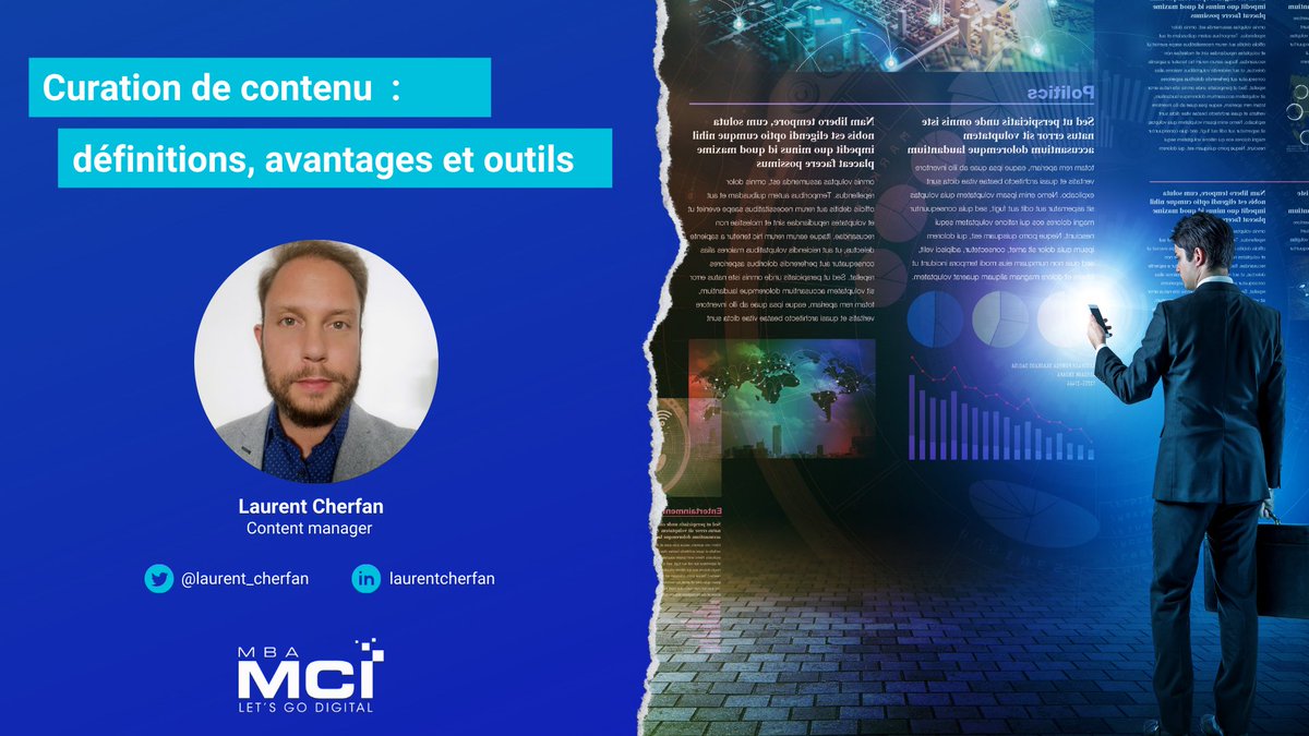La curation de contenu pour les novices 📚 : définitions, avantages et outils 🔧. Déjà pratiquant ? Peaufinez vos connaissances en la matière 😉Tous les détails dans mon nouvel article 👉bit.ly/3pKm8Bb
#MBAMCI #curation #Content