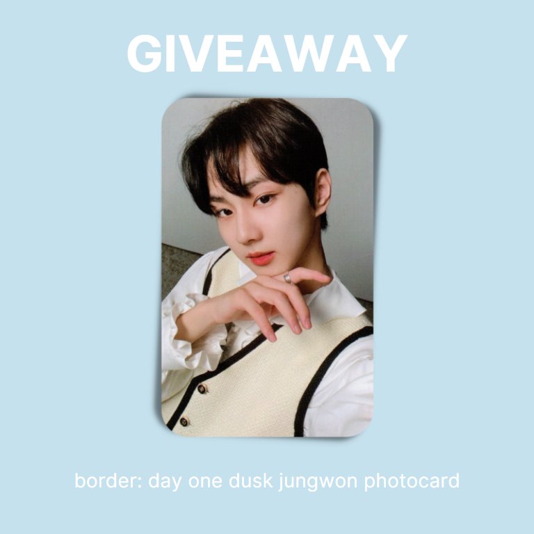 zeishna's tweet photo. enhypen photocard giveaway !!

✹ 1 winner of dusk jungwon pc

𓏔 mbf ; like and retweet this !!
𓏔 winner will shoulder the sf
𓏔 comment “ jungwon uwi na ”

ends : apr 4 , anytime https://t.co/jWKUem5aWE