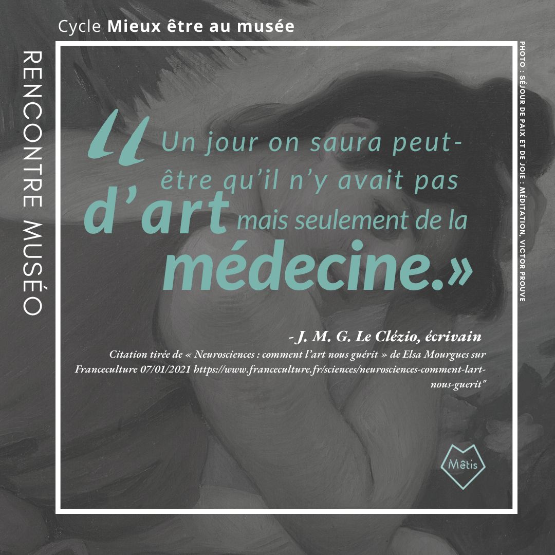 Rencontre muséo Bretagne | Mieux être au musée

👉🏾« Musée + Art-thérapie = Muséothérapie ? » En préfiguration de notre 3. séance, voici un article de M.Nauleau sur ses recherches consacrées aux liens entre musées et santé. (La lettre de l'OCIM). bit.ly/35BOYNl