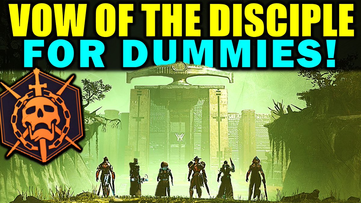 🚨IT'S FINALLY HERE!🚨

The COMPLETE Vow of the Disciple Raid Guide for Destiny 2!
-EVERY ENCOUNTER!
-EVERY MECHANIC!
-Recommended Loadouts
-(and a couple of secret chests!)

Share this far &amp; wide!♥️

There's still time to get your Contest Mode Emblem!
➡️youtu.be/EfXNilL34DU⬅️