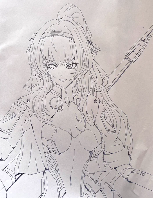 Sヴィラ練習

#punishinggrayraven 
#イラスト 