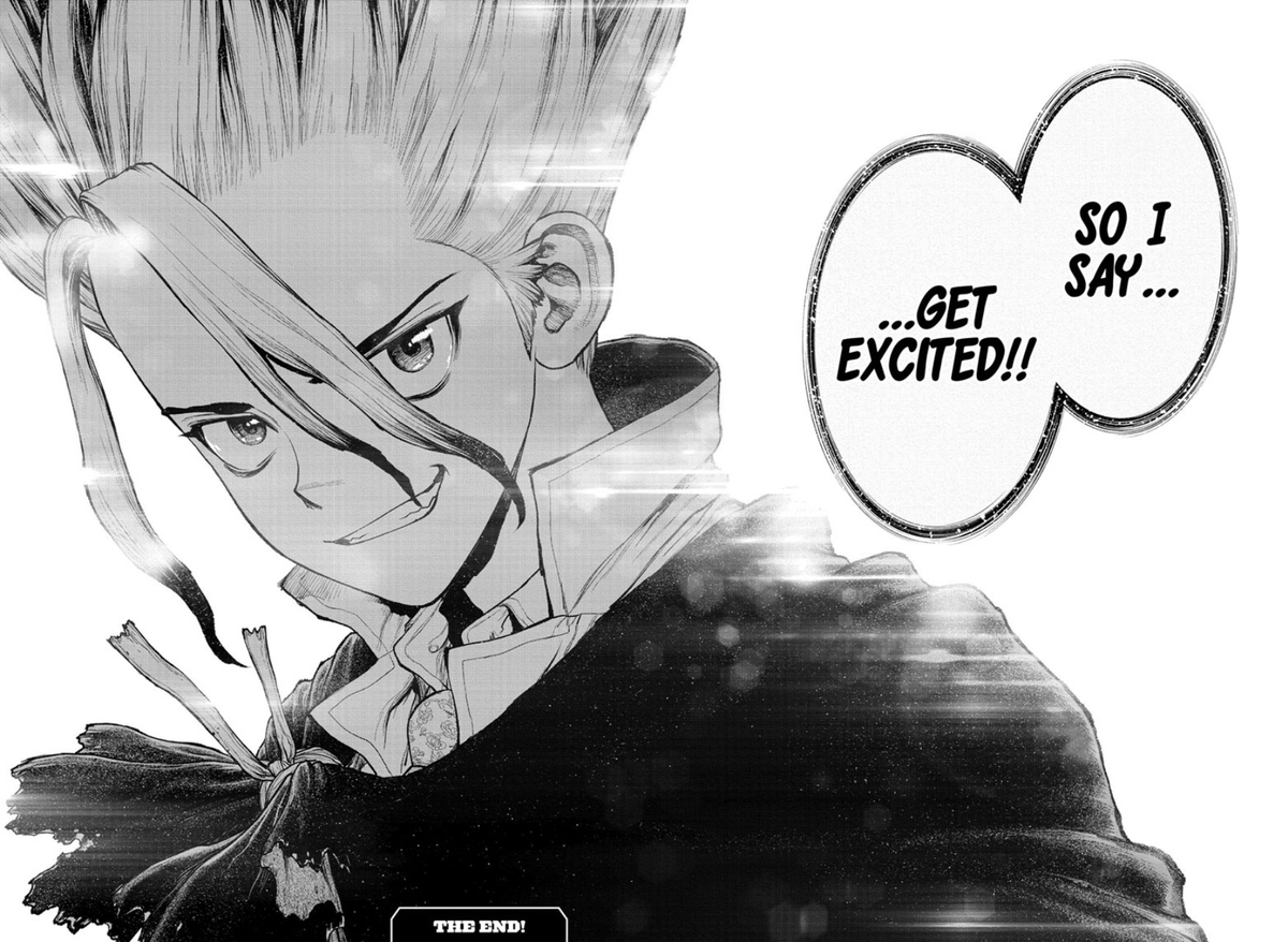 toroku_app's tweet photo. 🚨 Dr.STONE, c'est terminé ! Le dernier chapitre est sorti au Japon, et met donc fin au manga après 5 ans de publication ! 🚨

Un énorme bravo, et surtout merci à Boichi et Riichirō Inagaki pour cette oeuvre magistrale ! 🤩🧪 https://t.co/LH1d423l9j