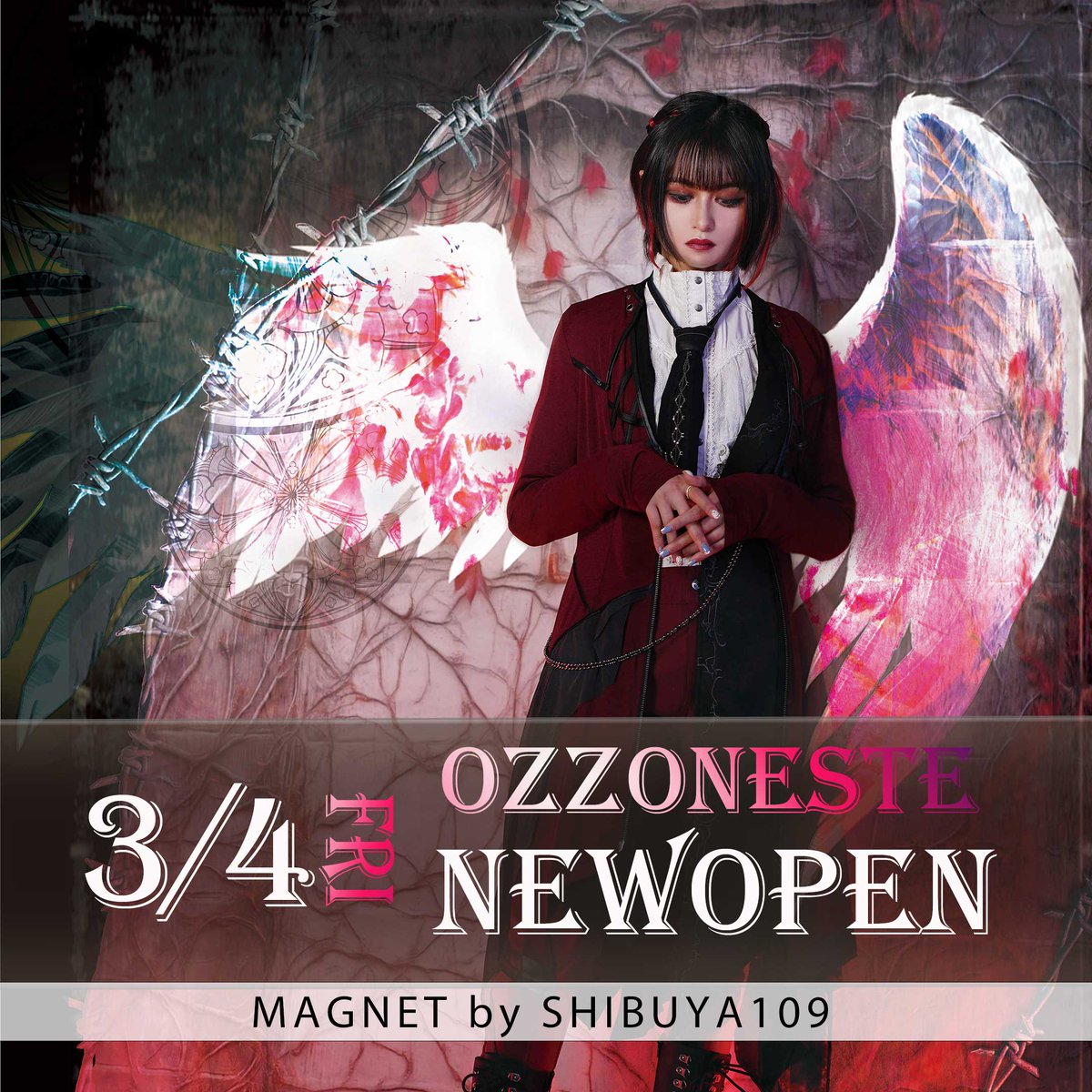 ozzon_japan's tweet photo. 🎚️⚔️NEW OPENのお知らせ⚔️🎚️
3/4(金)
MAGNET by SHIBUYA 109
4Fにて
OZZONESTE店オープンいたしました👾
渋谷にお寄りの際には是非お気軽に遊びに
いらして下さいね
▽▽▽
@MAGNET109
☆MAGNET by SHIBUYA109☆
#magnetshibuya109 #ozzon
#ozzonjapa https://t.co/kMpl9khPQt